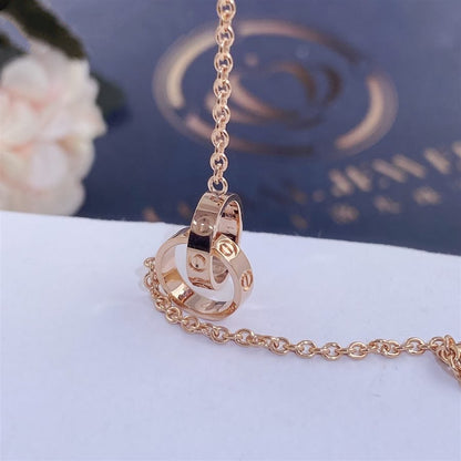 [Angela Jewellery]LOVE BRACELET DOUBLE RING