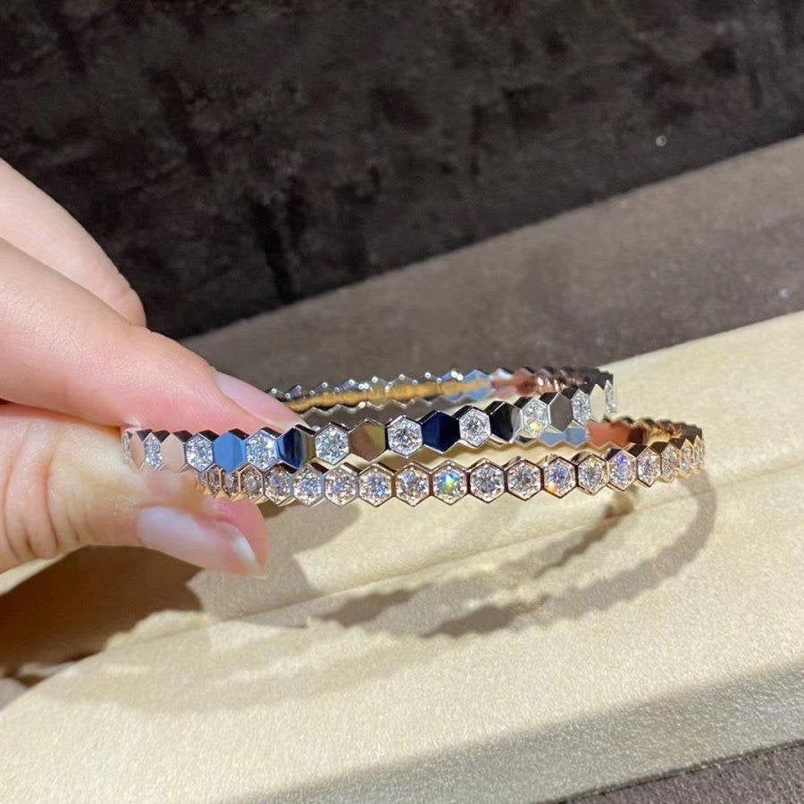 [Angela Jewellery]BEE LOVE GOLD BRACELET FULL DIAMOND