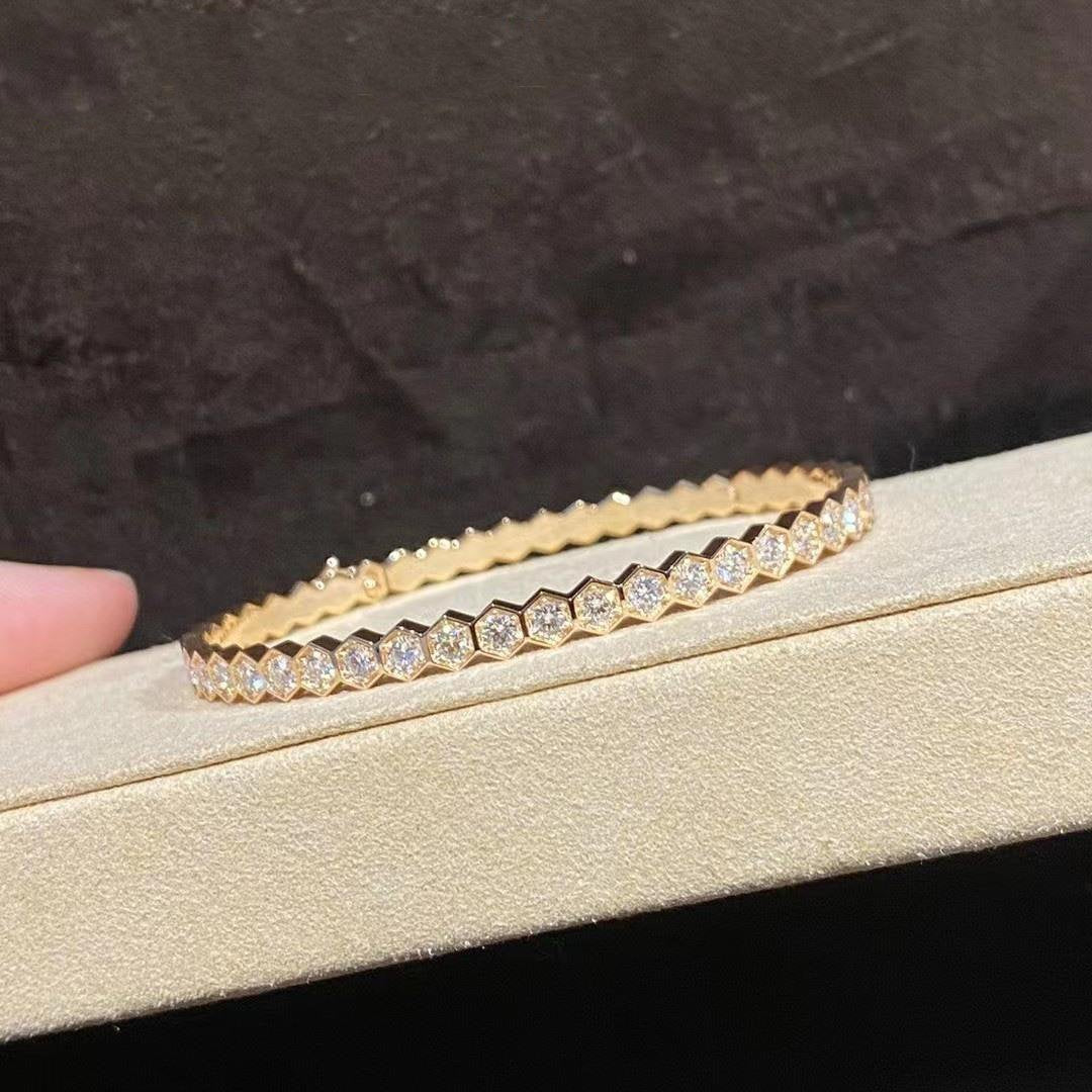 [Angela Jewellery]BEE LOVE GOLD BRACELET FULL DIAMOND