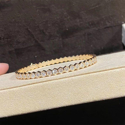 [Angela Jewellery]BEE LOVE GOLD BRACELET FULL DIAMOND