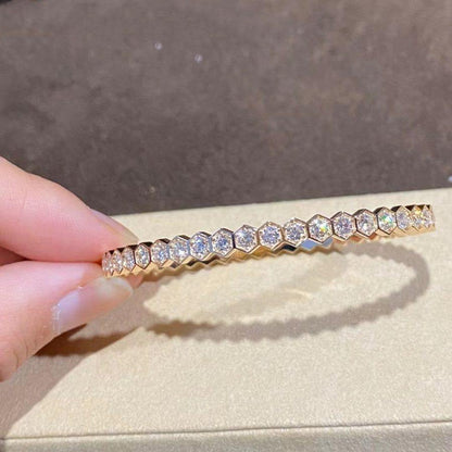 [Angela Jewellery]BEE LOVE GOLD BRACELET FULL DIAMOND