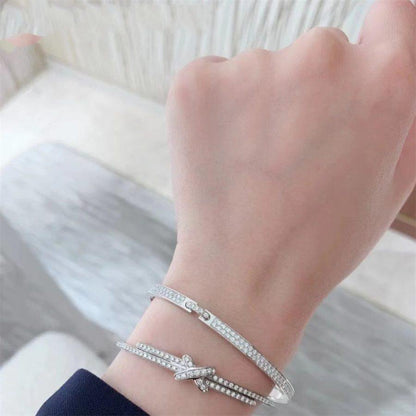 [Angela Jewellery]JEUX DE BRACELET DIAMONDS SILVER