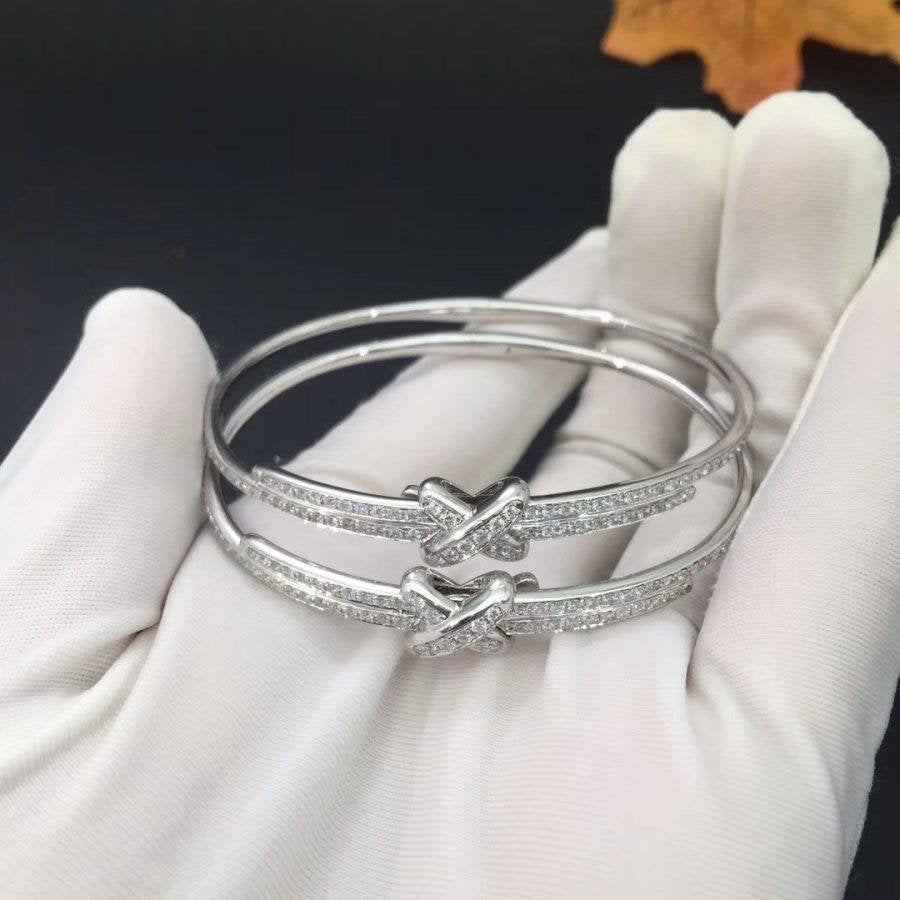[Angela Jewellery]JEUX DE BRACELET DIAMONDS SILVER