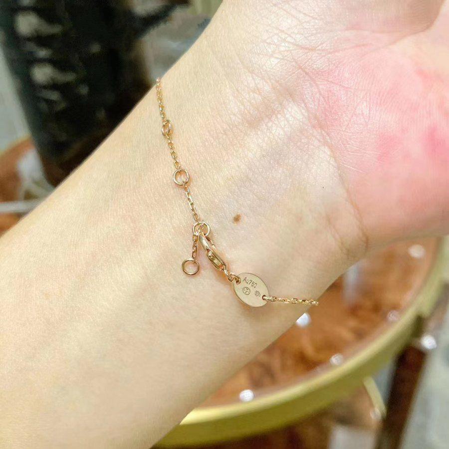 [Angela Jewellery]JEUX DE BRACELET MOP PINK GOLD DIAMONDS