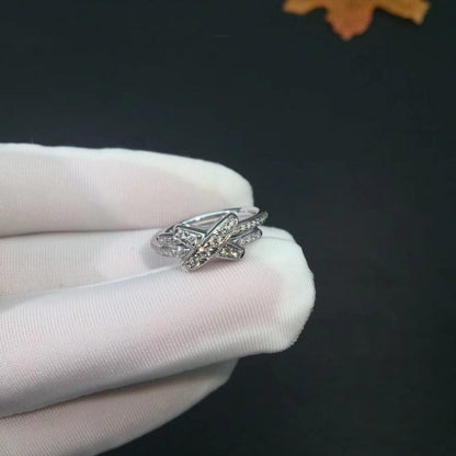 [Angela Jewellery]JEUX DE SILVER DIAMOND RING