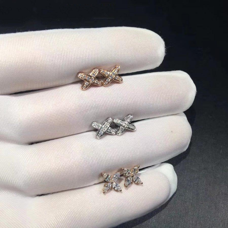 [Angela Jewellery]JEUX DE DIAMOND EARRINGS