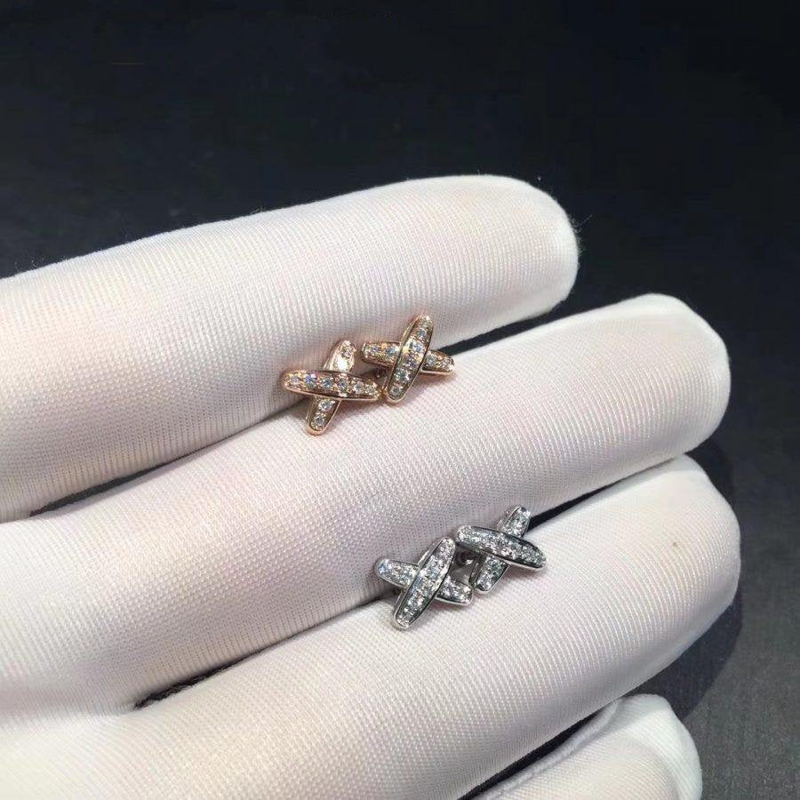 [Angela Jewellery]JEUX DE DIAMOND EARRINGS