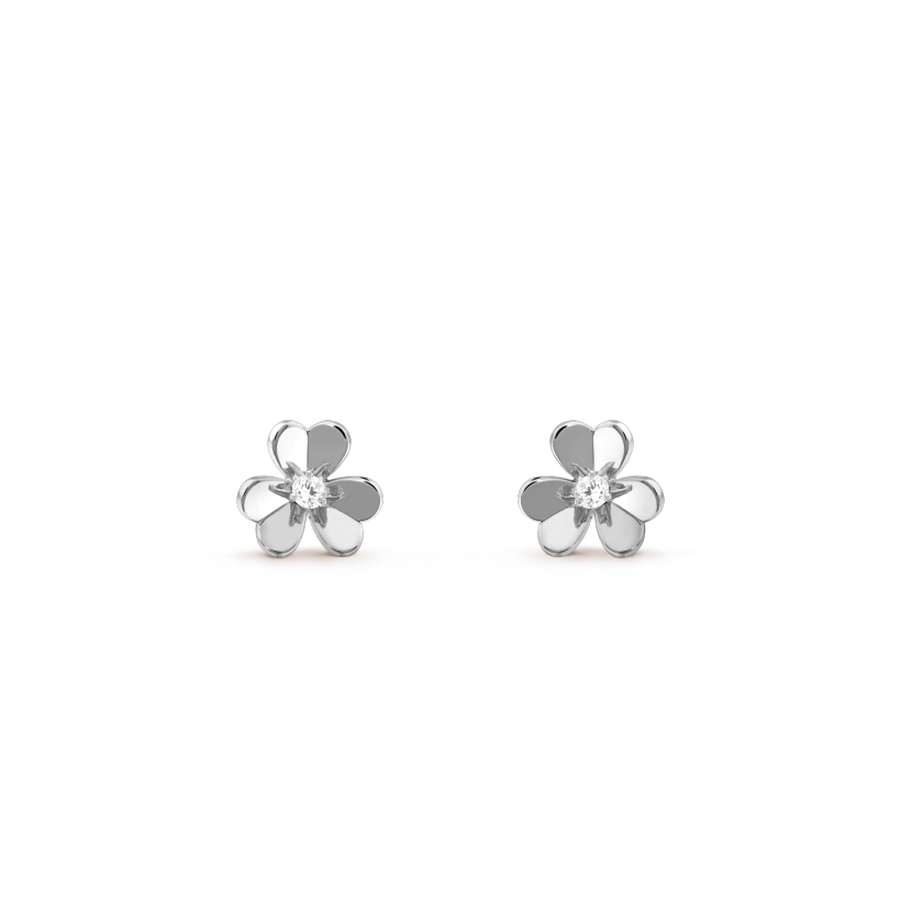 [Angela Jewellery]FRIVOLE MINI SILVER FLOWER EARRINGS