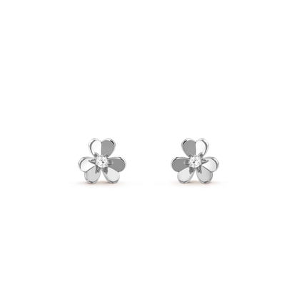 [Angela Jewellery]FRIVOLE MINI SILVER FLOWER EARRINGS
