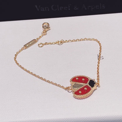 [Angela Jewellery]LUCKY SPRING 1 MOTIF PINK GOLD BRACELET