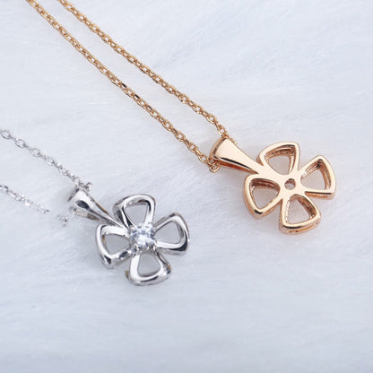 [Angela Jewellery]FIOREVER NECKLACE DIAMOND CENTER