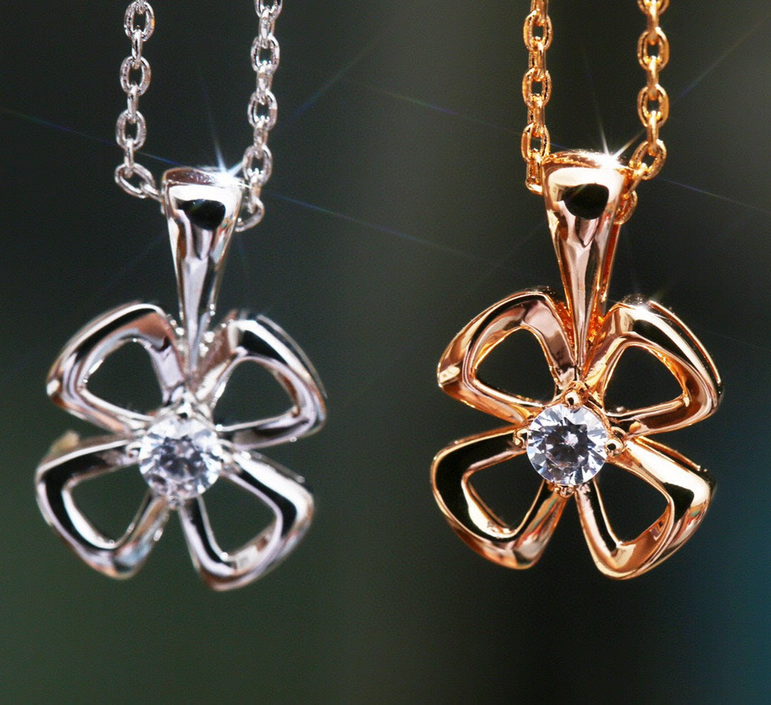 [Angela Jewellery]FIOREVER NECKLACE DIAMOND CENTER